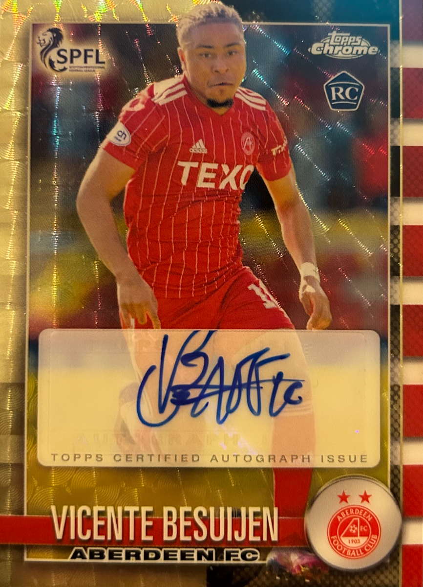 Vicente Besuijen Autograph 1/1 Superfractor
