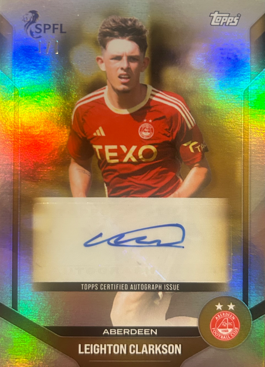 Leighton Clarkson Autograph 1/1 Gold