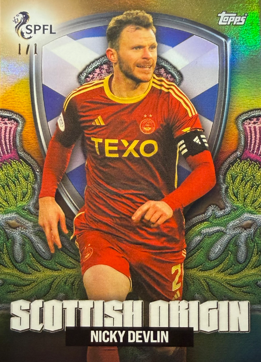 Nicky Devlin Scottish Origin 1/1 Gold