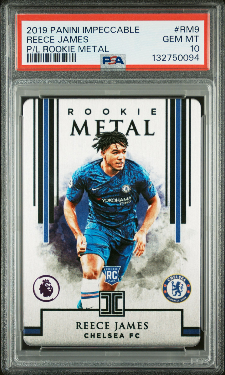 Reece James 2019 Panini Impeccable Premier League Rookie Metal