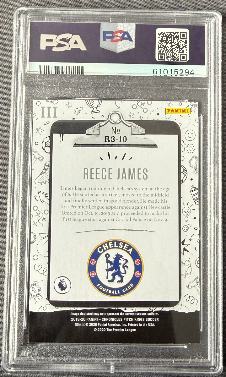 Reece James 2019 Panini Chronicles Pitch Kings Rookies III — back