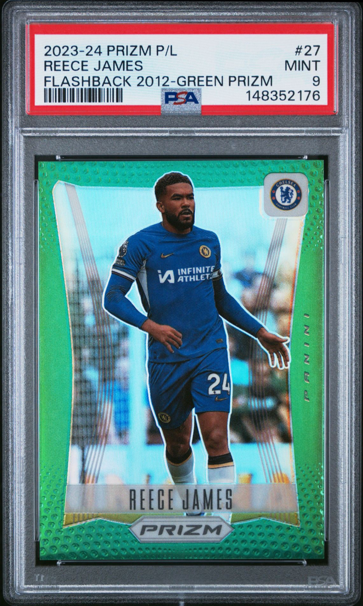 Reece James 2023-24 Panini Prizm Premier League Flashback 2012 Green