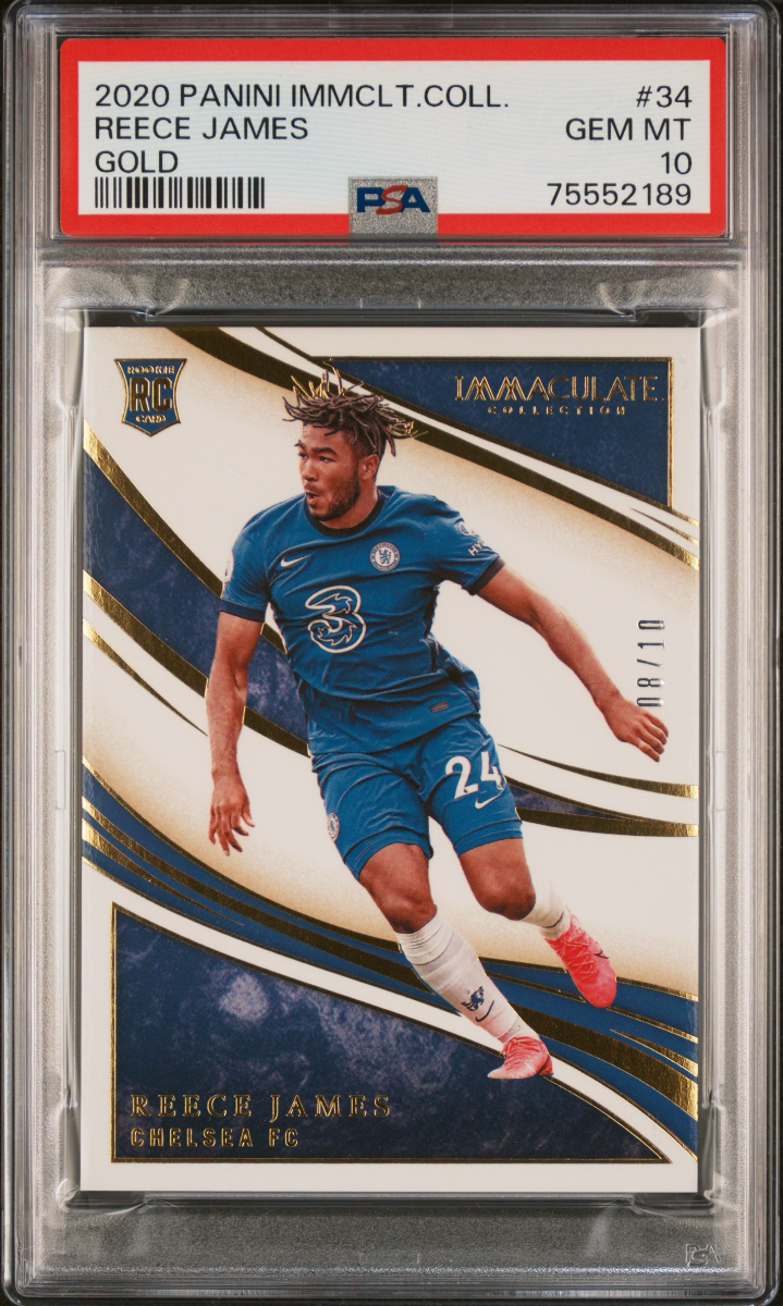 Reece James 2020 Panini Immaculate Collection Gold