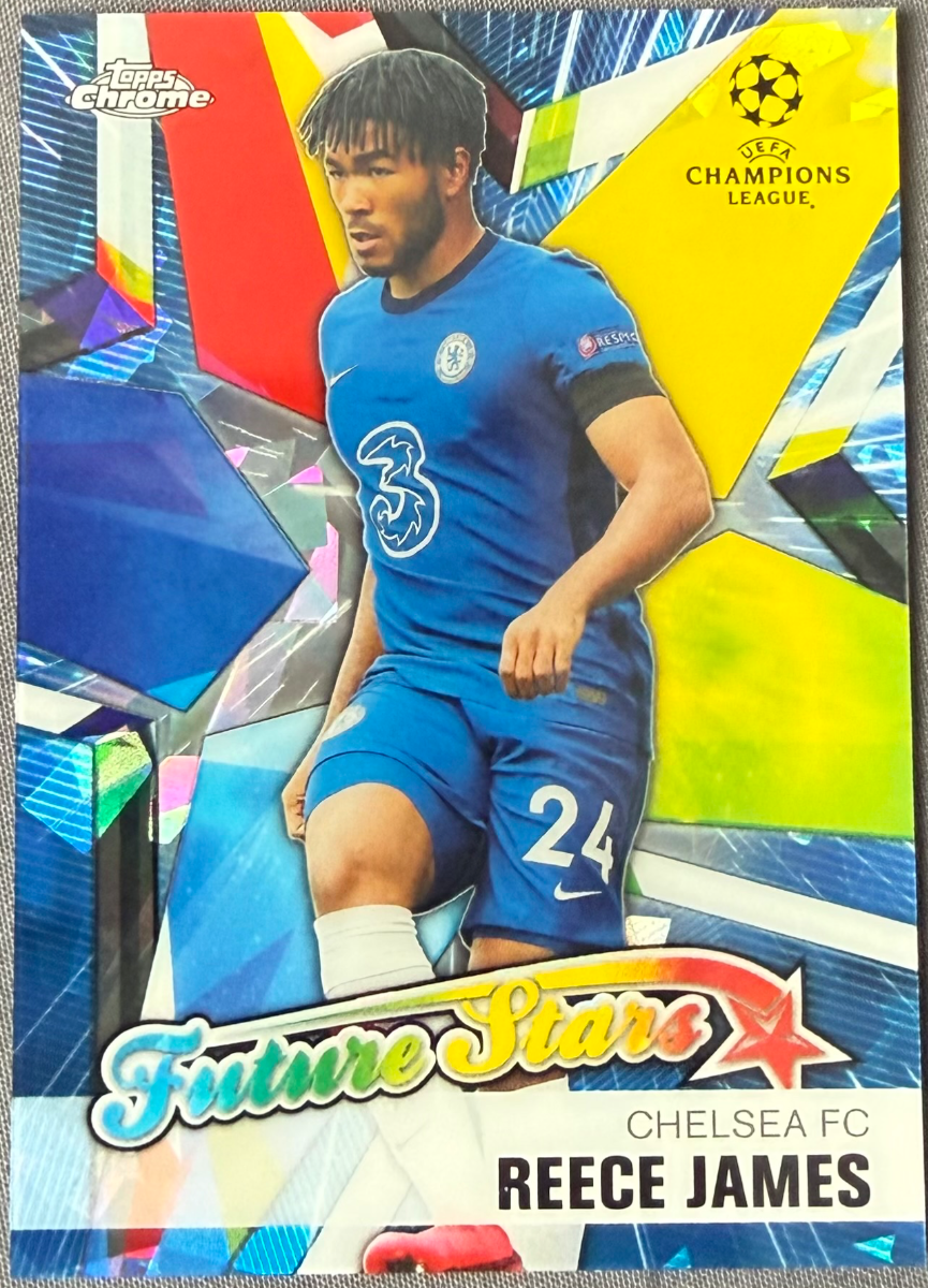 Reece James 2020-21 Topps Chrome UCL Sapphire Edition Future Stars