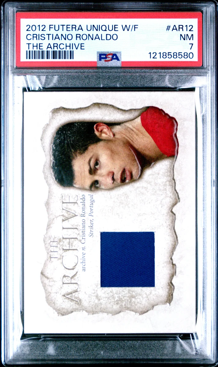 2012 Futera Unique WF Cristiano Ronaldo The Archive 