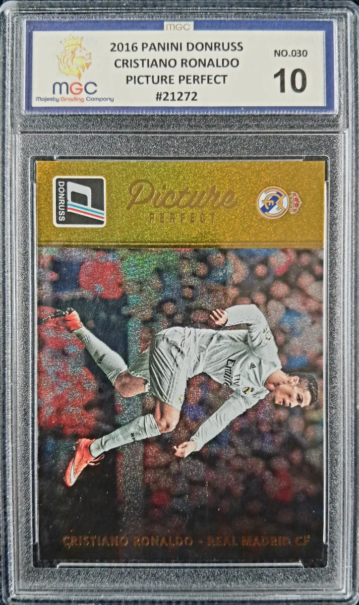 2016 Panini Donruss Cristiano Ronaldo Picture Perfect Gold