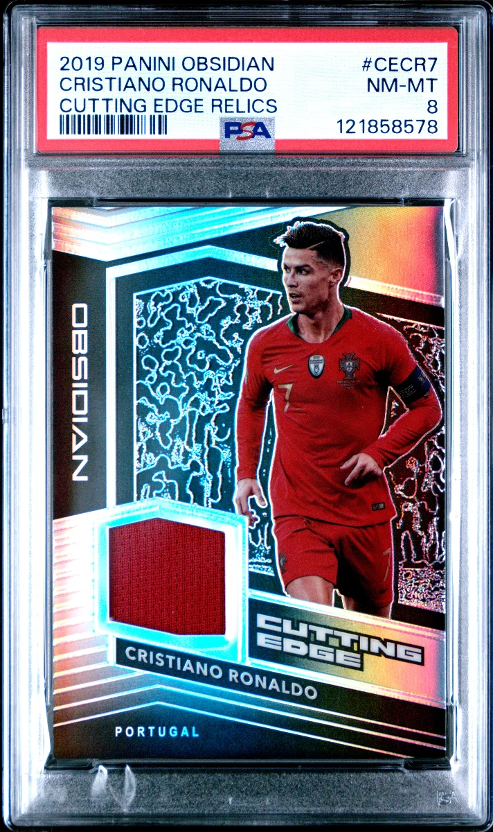 2019 Panini Obsidian Cristiano Ronaldo Cutting Edge Relics 