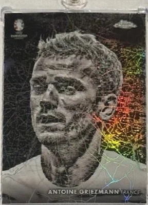 Antonio Griezmann 2024 Topps Chrome Berlin at Night SSP 