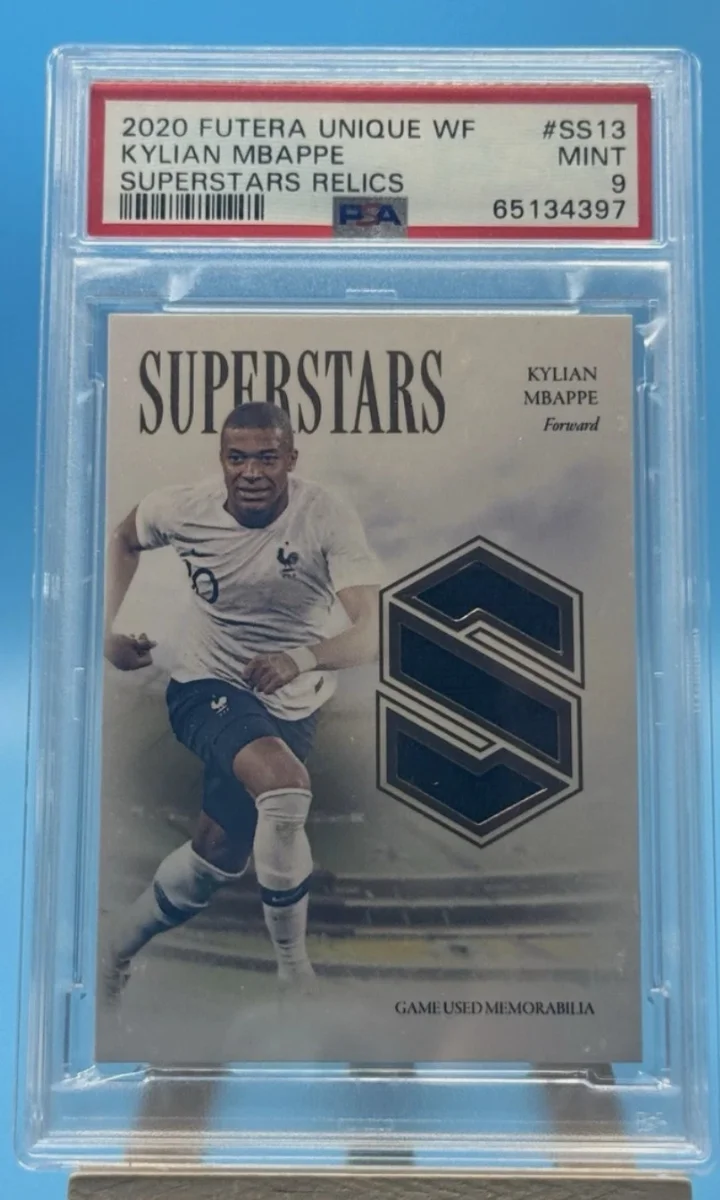 KYLIAN Mbappe 2020 Futera Unique W/F Superstars Relic 