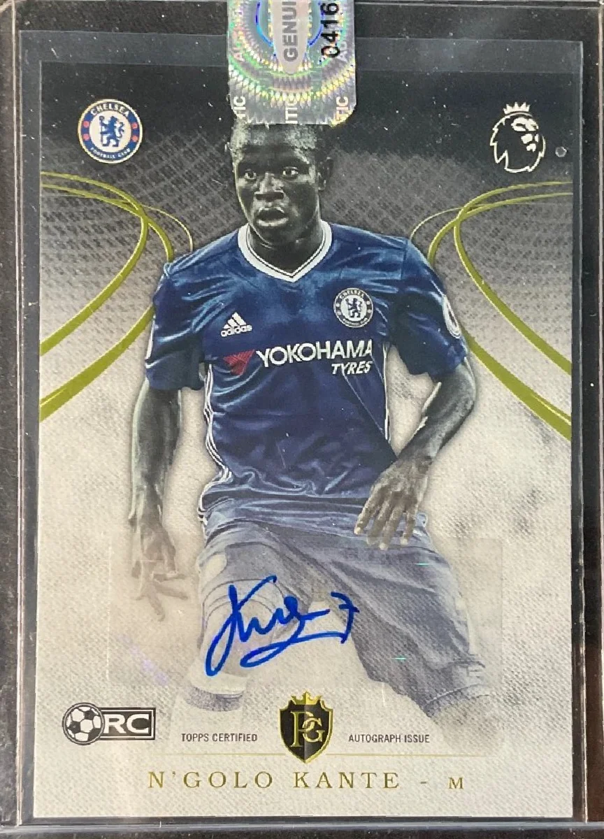  N’golo Kanté 2016 Topps Premier league Rookie Autograph 