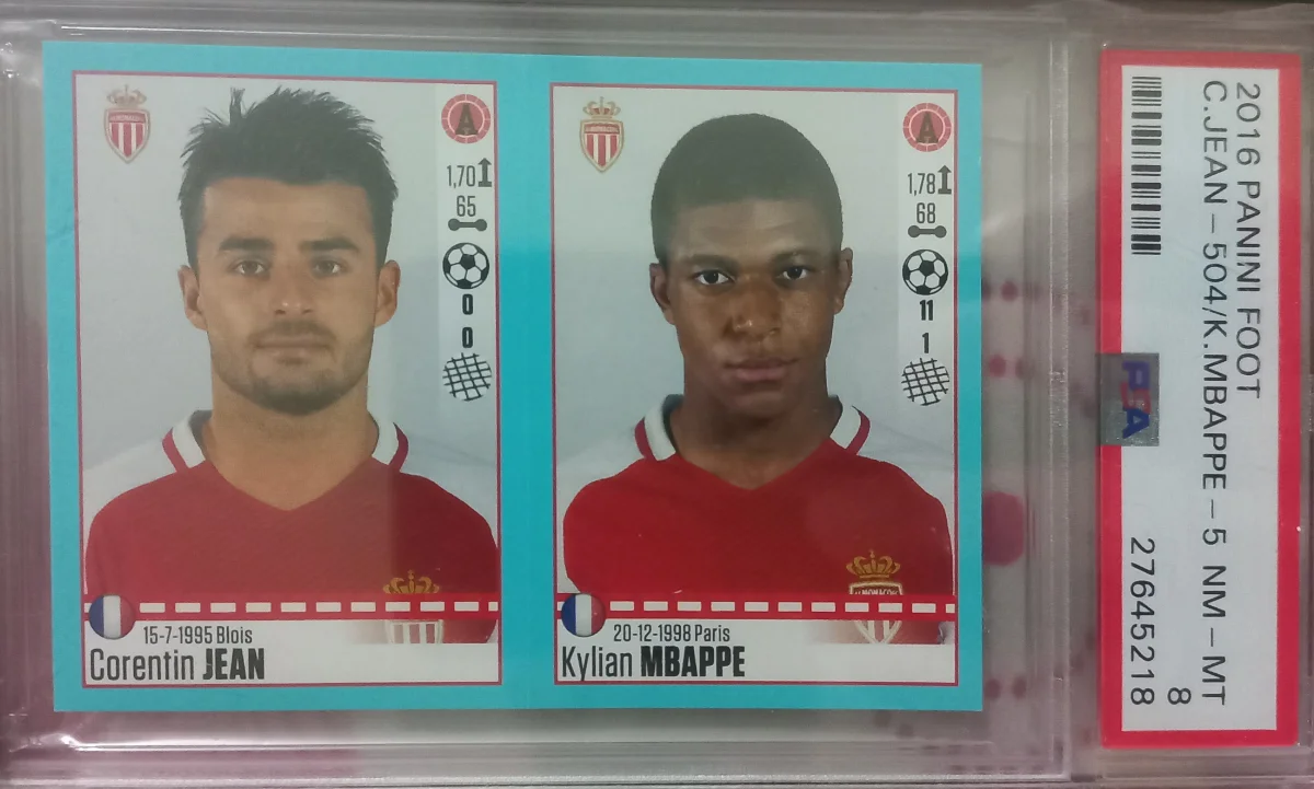 KYLIAN MBAPPE-505 2016 PANINI FOOT ROOKIE CARD