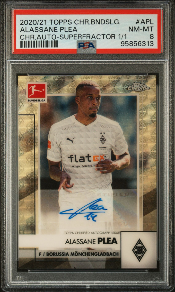 Alassane Plea 2020 Topps Bundesliga Chrome