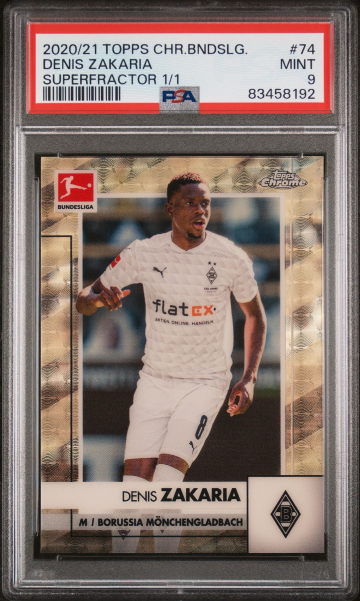 Denis Zakaria 2020 Topps Bundesliga Chrome