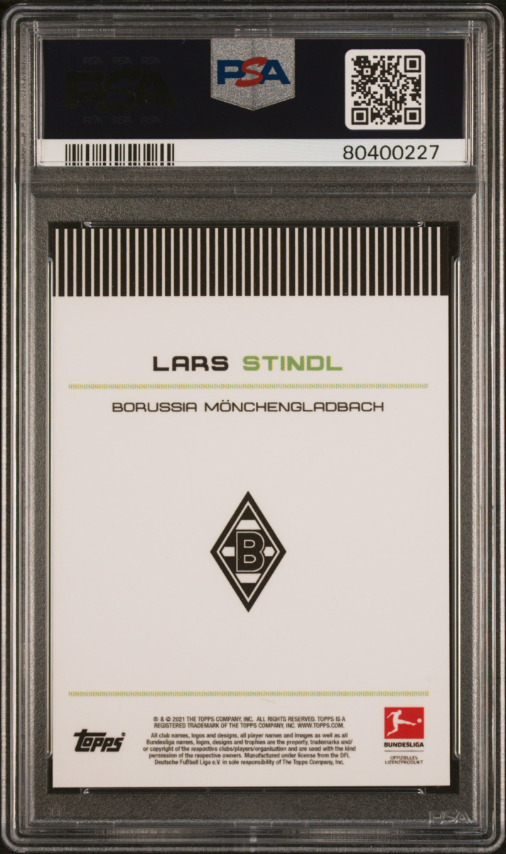 Lars Stindl 2020 Topps Bundesliga Stars of the Season back
