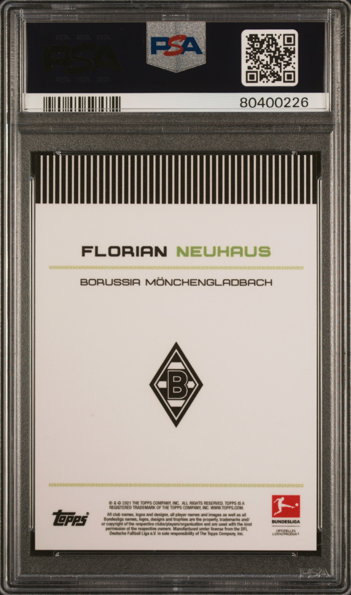 Florian Neuhaus 2020 Topps Bundesliga Stars of the Season back