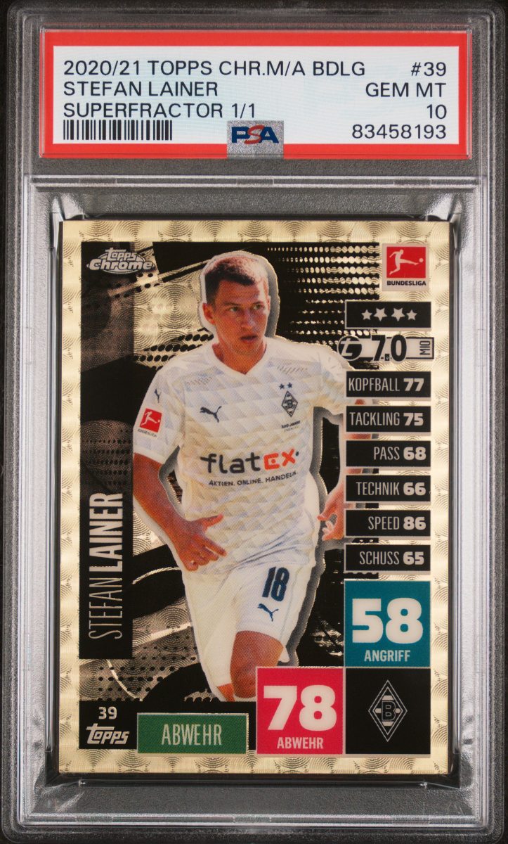 Stefan Lainer 2020 Topps Bundesliga Match Attax Chrome