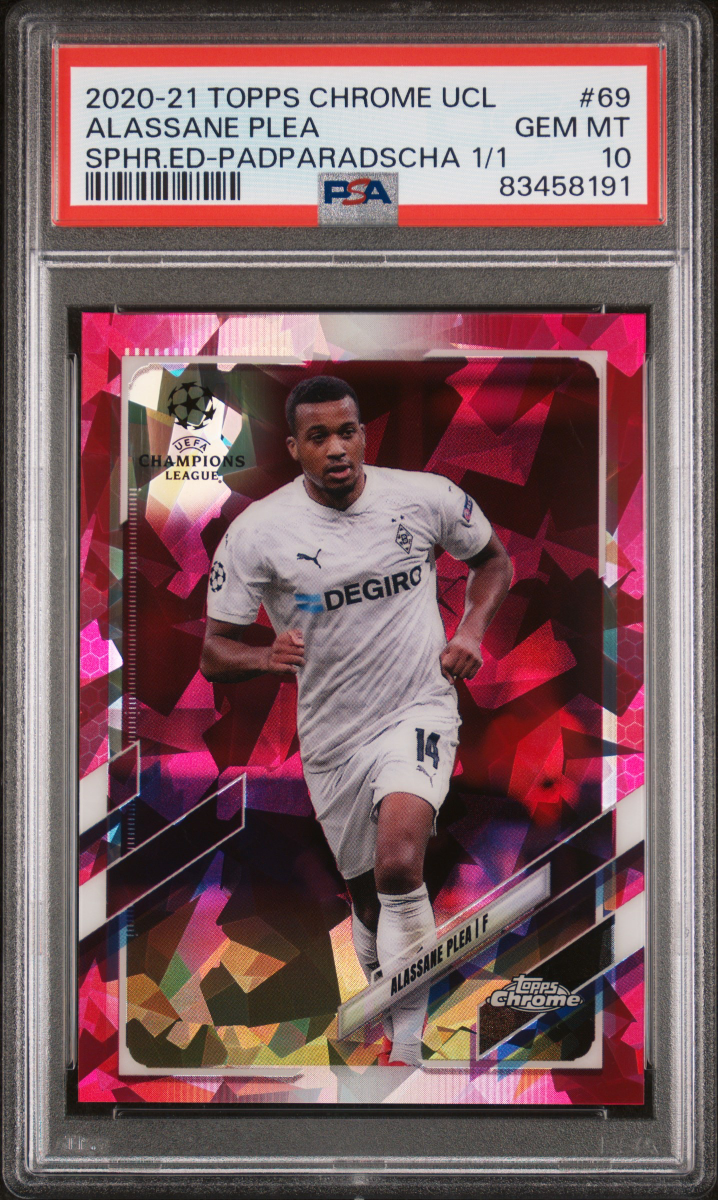 Alassane Plea 2020 Topps UCL Sapphire