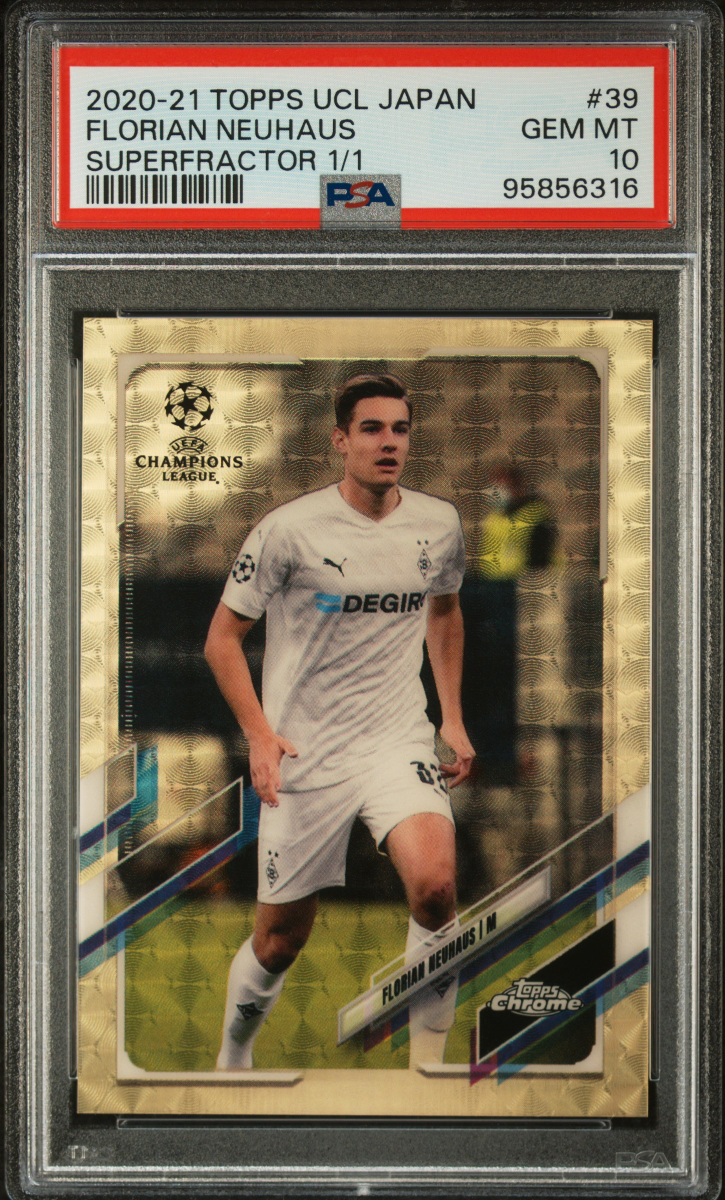 Florian Neuhaus 2020 Topps UCL Japan