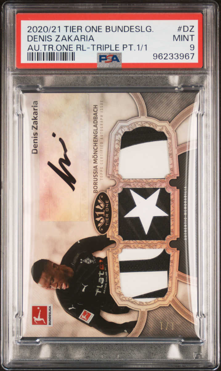 Denis Zakaria 2020 Topps Bundesliga Tier One