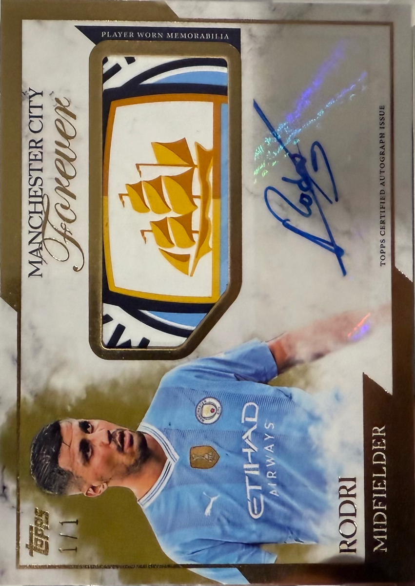 Topps Manchester City Forever 1/1 Rodri