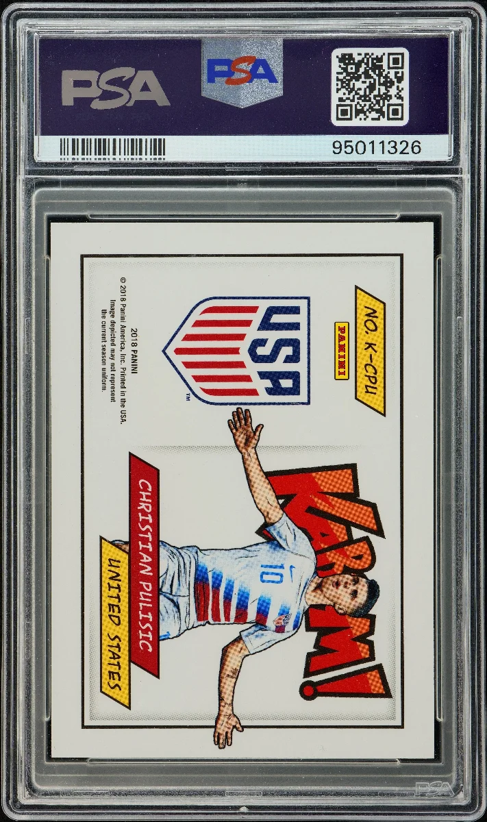 2018 PANINI KABOOM! #CPU CHRISTIAN PULISIC GOLD back
