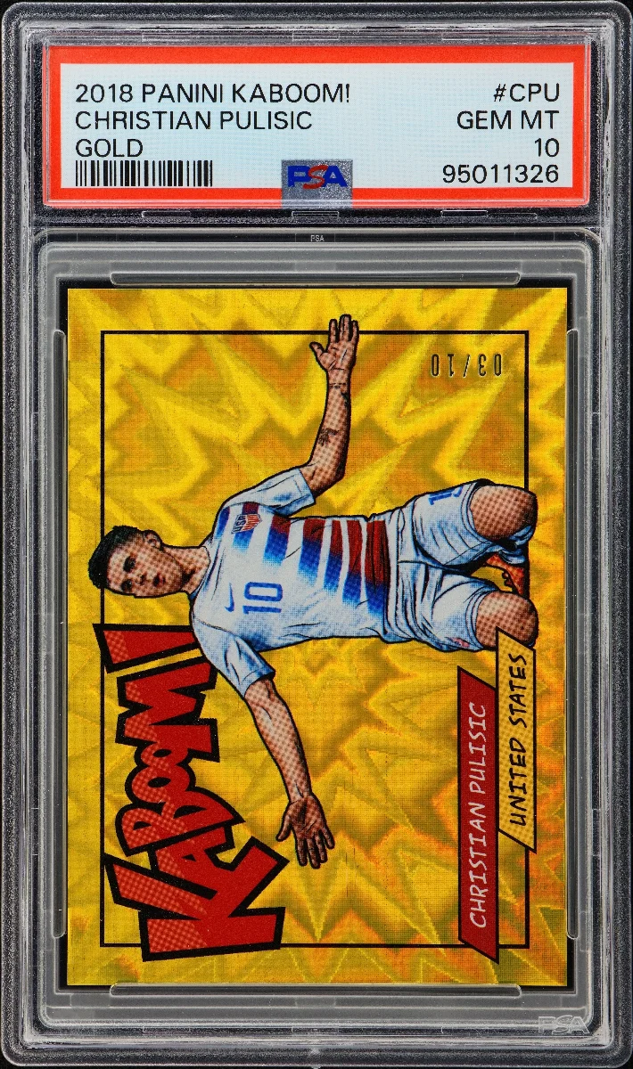 2018 PANINI KABOOM! #CPU CHRISTIAN PULISIC GOLD