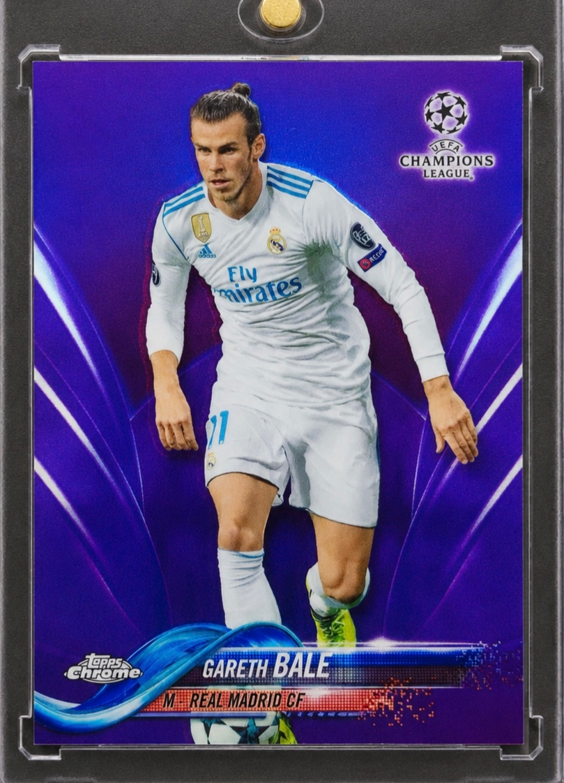 Gareth Bale Topps Chrome UCL 2017 Purple Refractor 099/250
