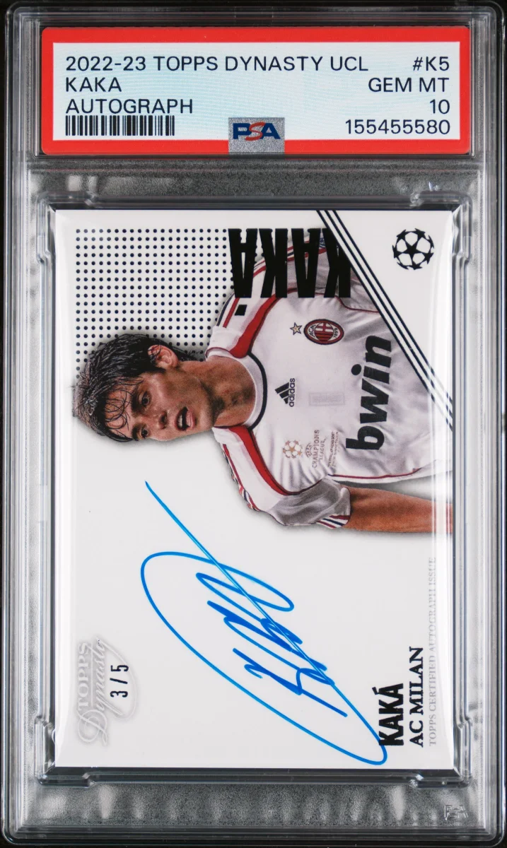 2022-23 TOPPS DYNASTY UEFA CHAMPIONS LEAGUE DYNASTY AUTOGRAPHS #K5 KAKA