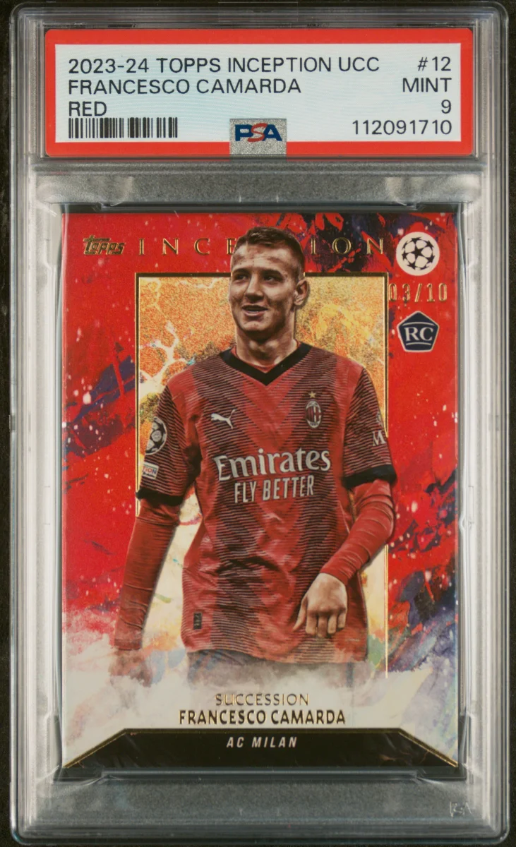 2023-24 TOPPS INCEPTION UEFA CLUB COMPETITIONS #12 FRANCESCO CAMARDA RED