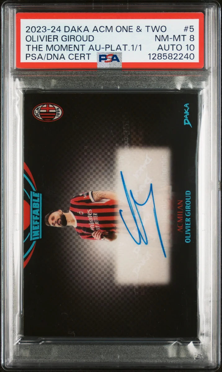 2023 DAKA AC MILAN ONE & TWO THE MOMENT AUTOGRAPHS #5 OLIVIER GIROUD THE MOMENT AU-PLAT.1/1