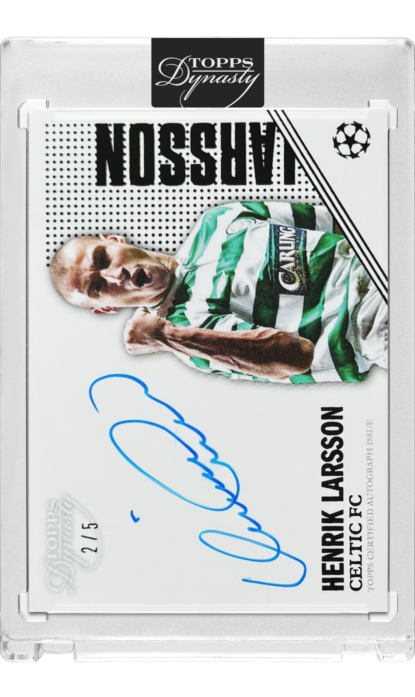 Henrik Larsson 2022-23 UCL Dynasty Auto /5