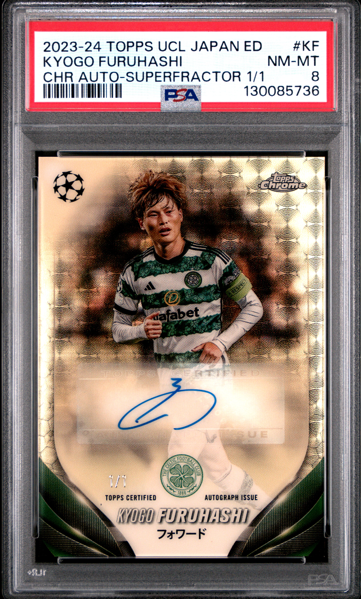 2023-23 Topps UCL Japan Ed Kyogo Furuhashi Chr Auto-Superfractor 1/1 