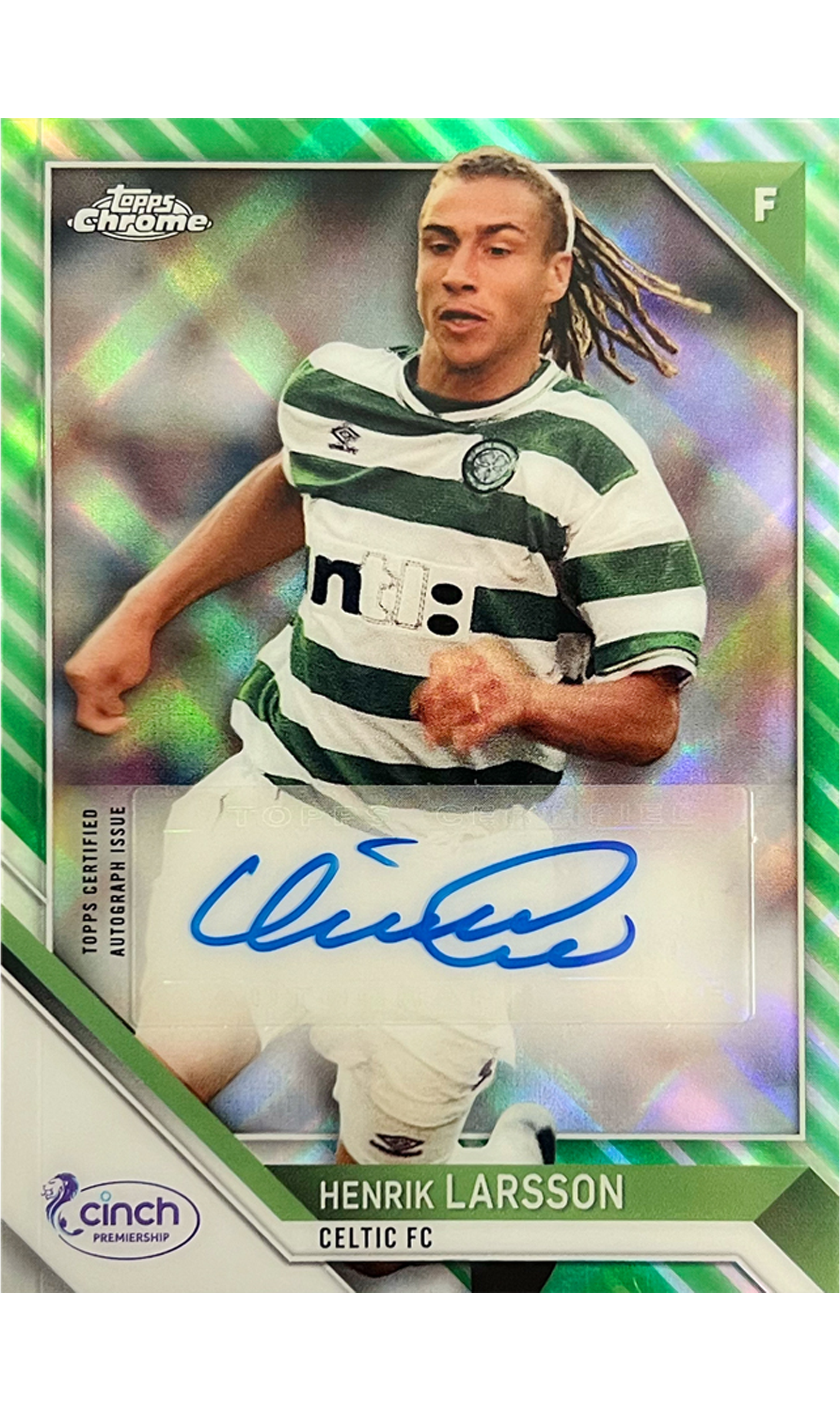Henrik Larsson 2021 SPFL Chrome Green
