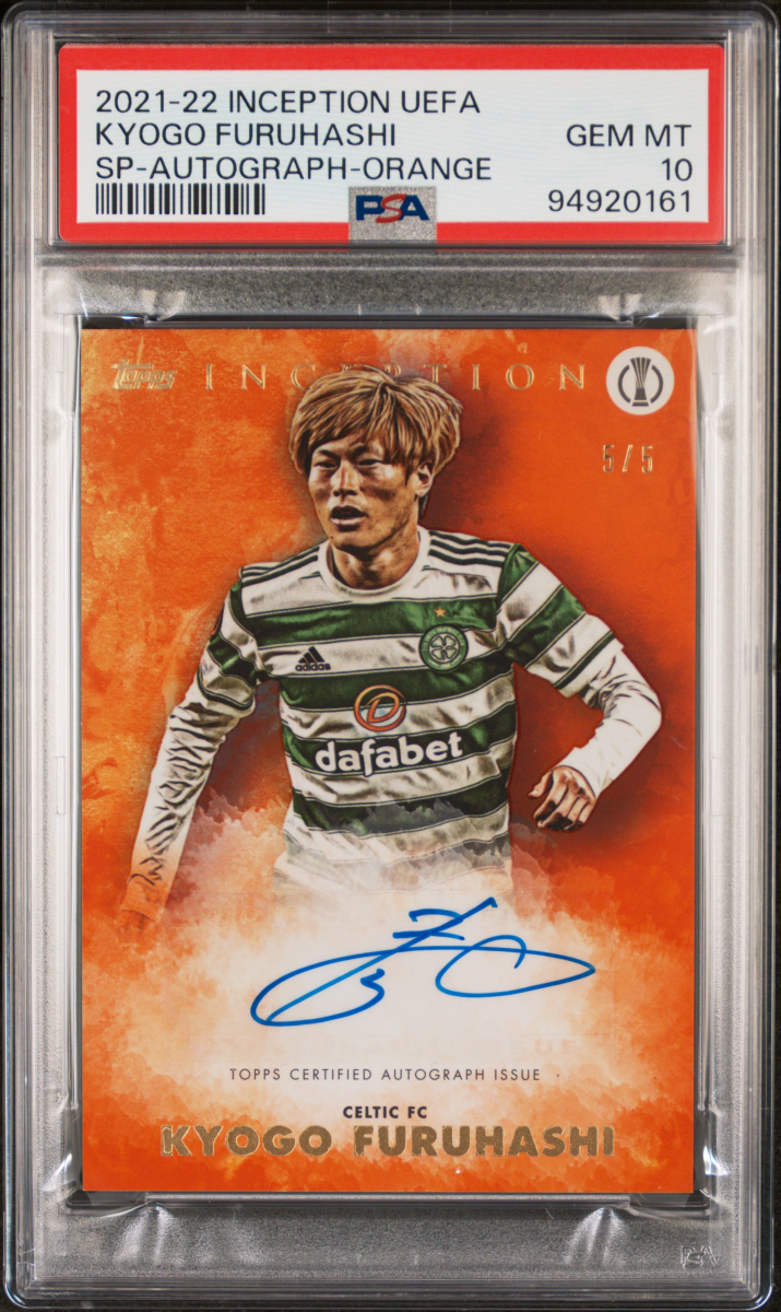 2021-22 INCEPTION UEFA KYOGO FURUHASHI SP-AUTOGRAPH-ORANGE