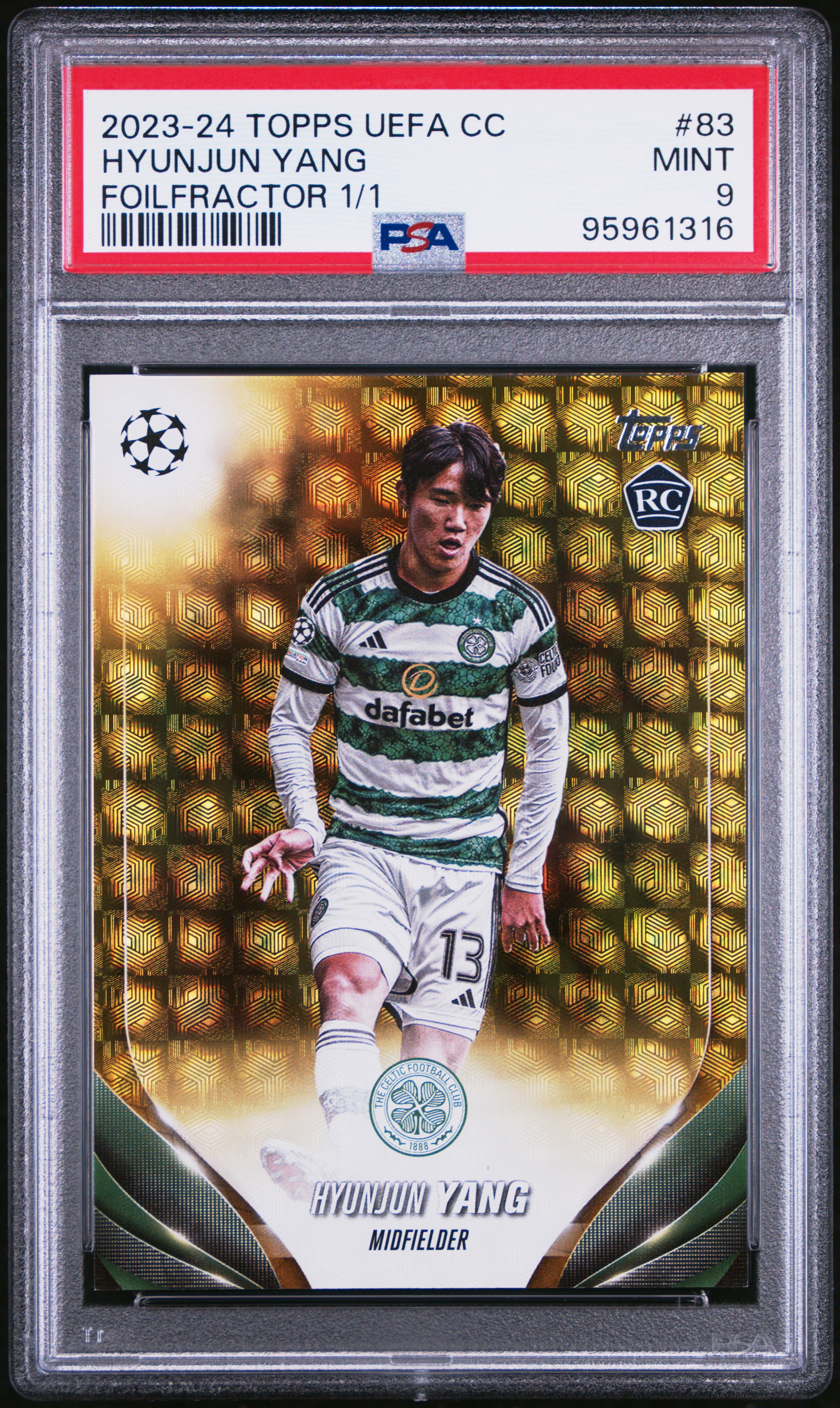 2023-24 Yang Hyun Jun UCC Foilfractor 1/1