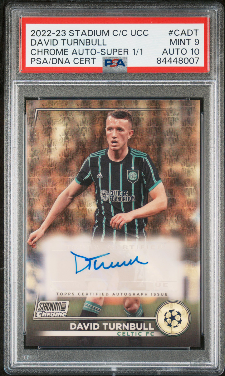 2022-23 STADIUM C/C UCC DAVID TURNBULL CHROME AUTO-SUPER 1/1