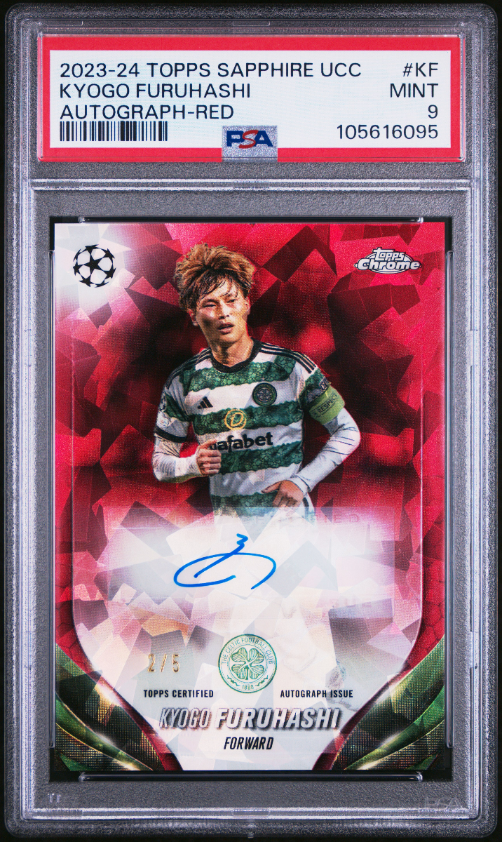 2023-24 TOPPS SAPPHIRE UCC KYOGO FURUHASHI AUTOGRAPH-RED