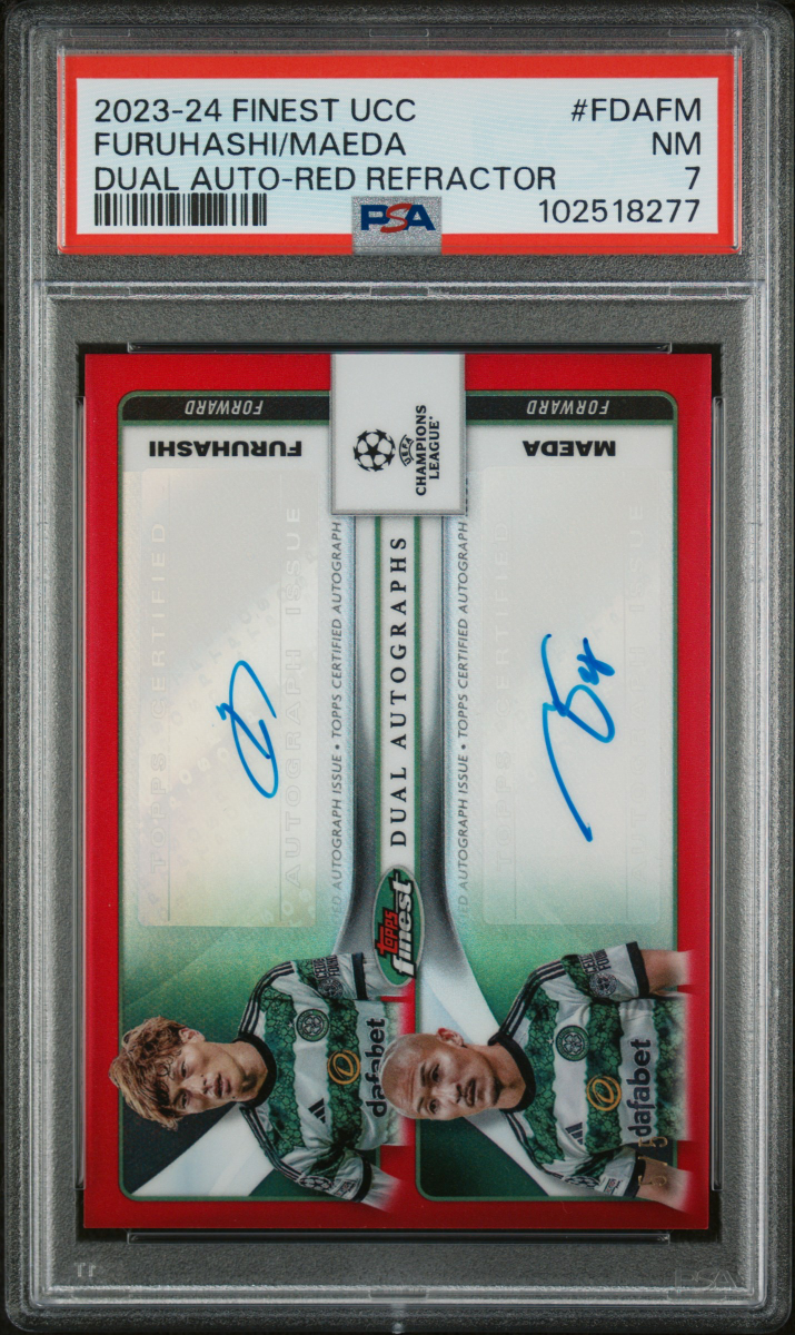 2023-24 FINEST UCC FURUHASHI/MAEDA DUAL AUTO-RED REFRACTOR