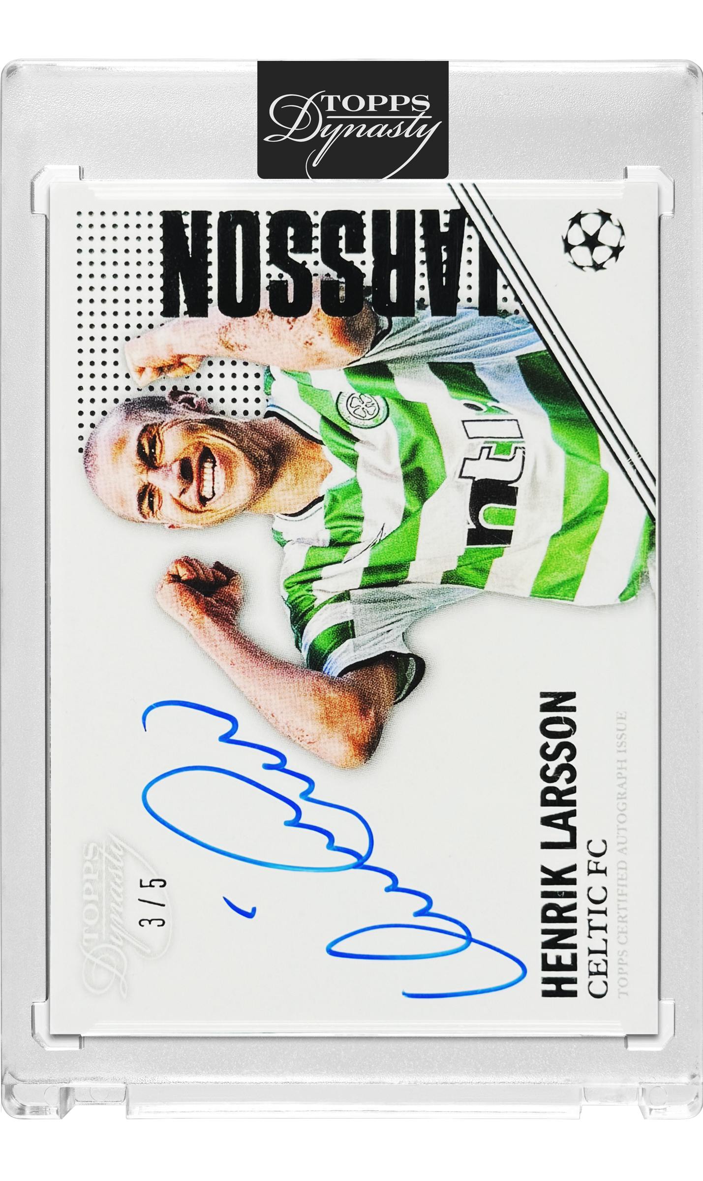 Henrik Larsson 2022-23 UCL Dynasty Auto /5