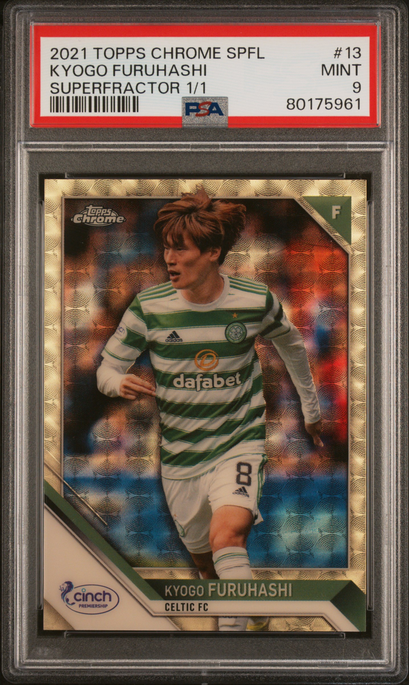 Kyogo Furuhashi 2021 SPFL Chrome Superfractor 1/1