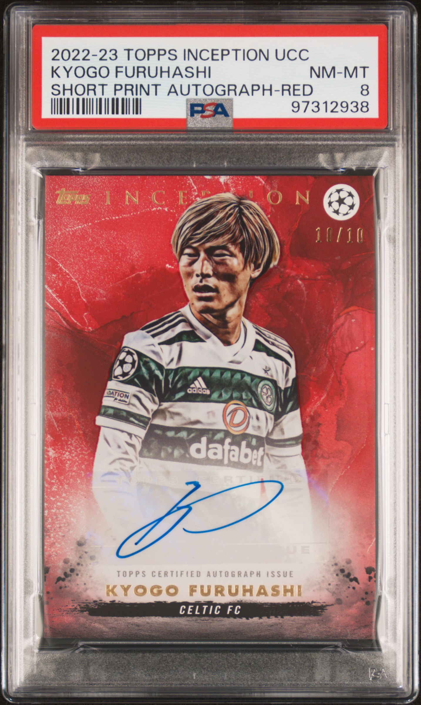 Kyogo Furuhashi 2022-23 Inception UCC Short Print Red /10