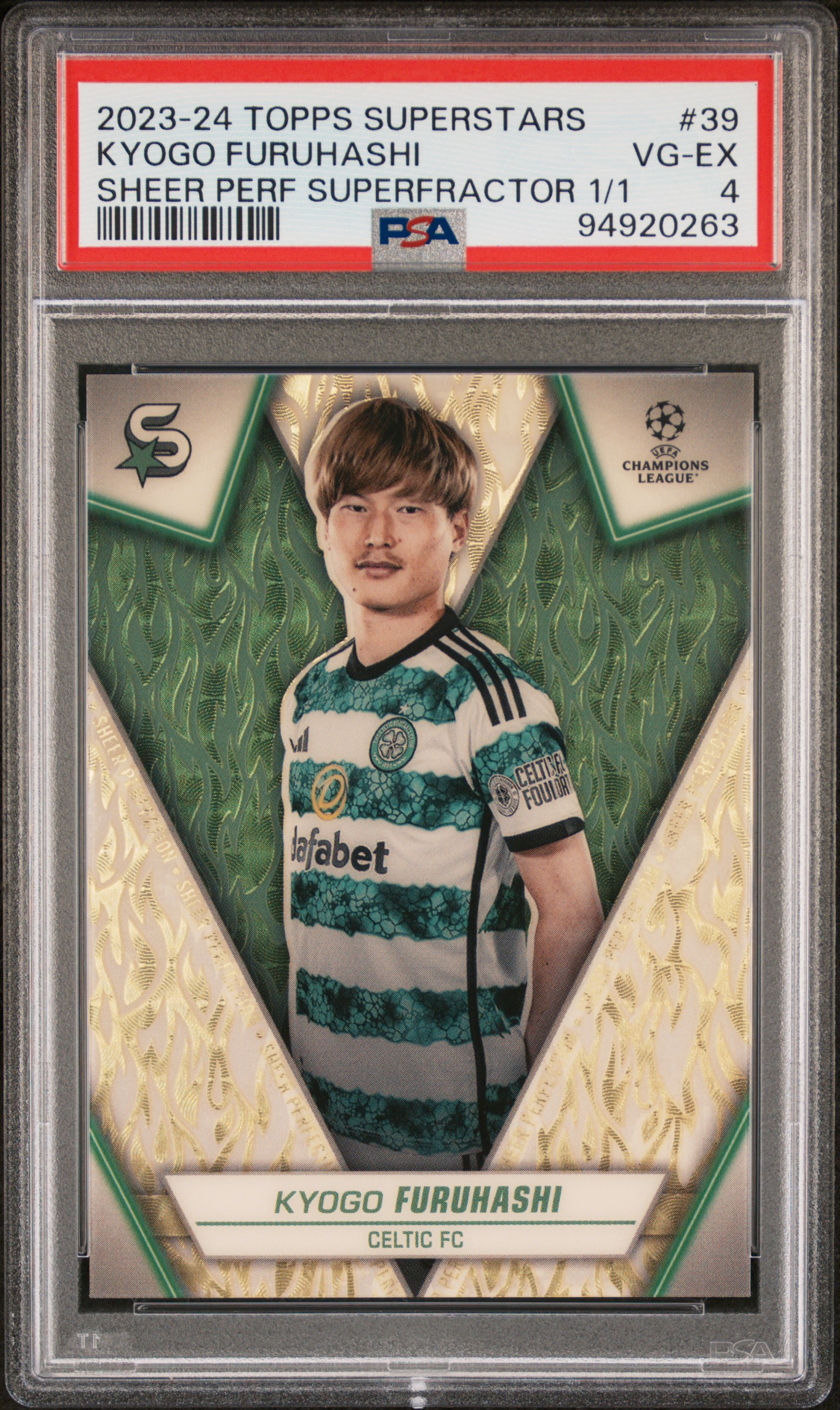 Kyogo Furuhashi 2023-24 Superstars Superfractor 1/1