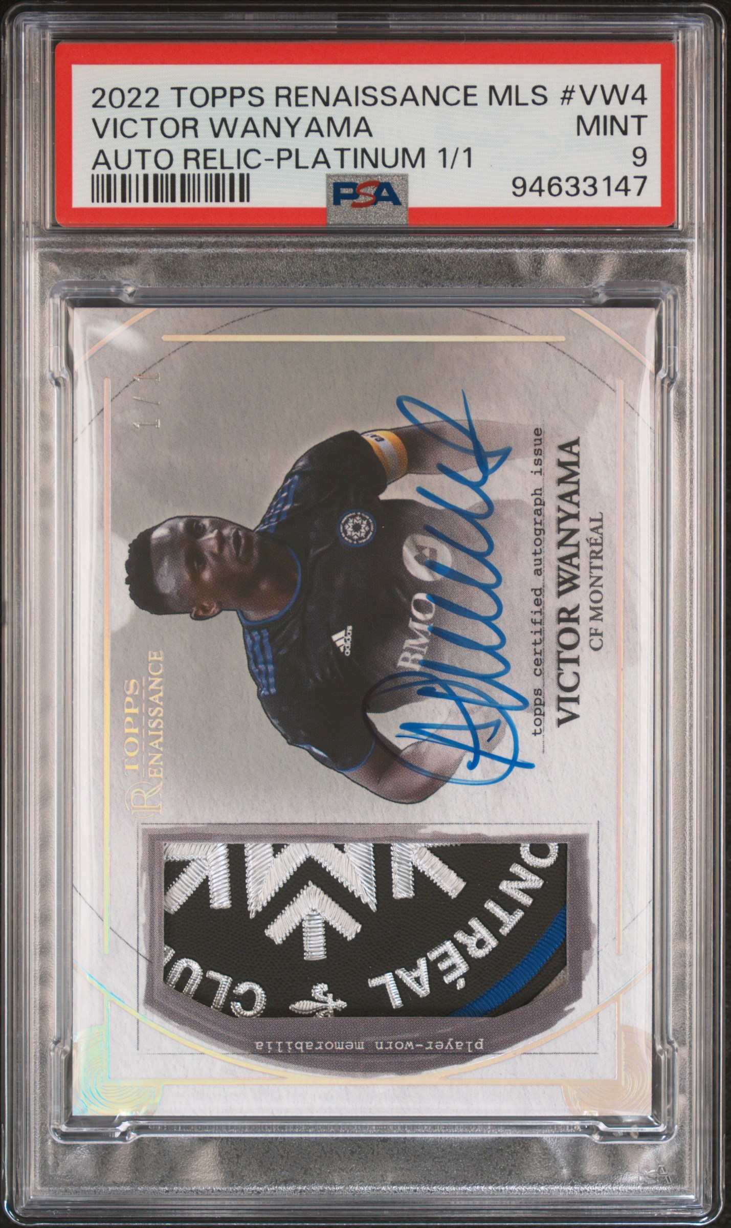 Victor Wanyama 2022 Renaissance MLS Patch Auto 1/1