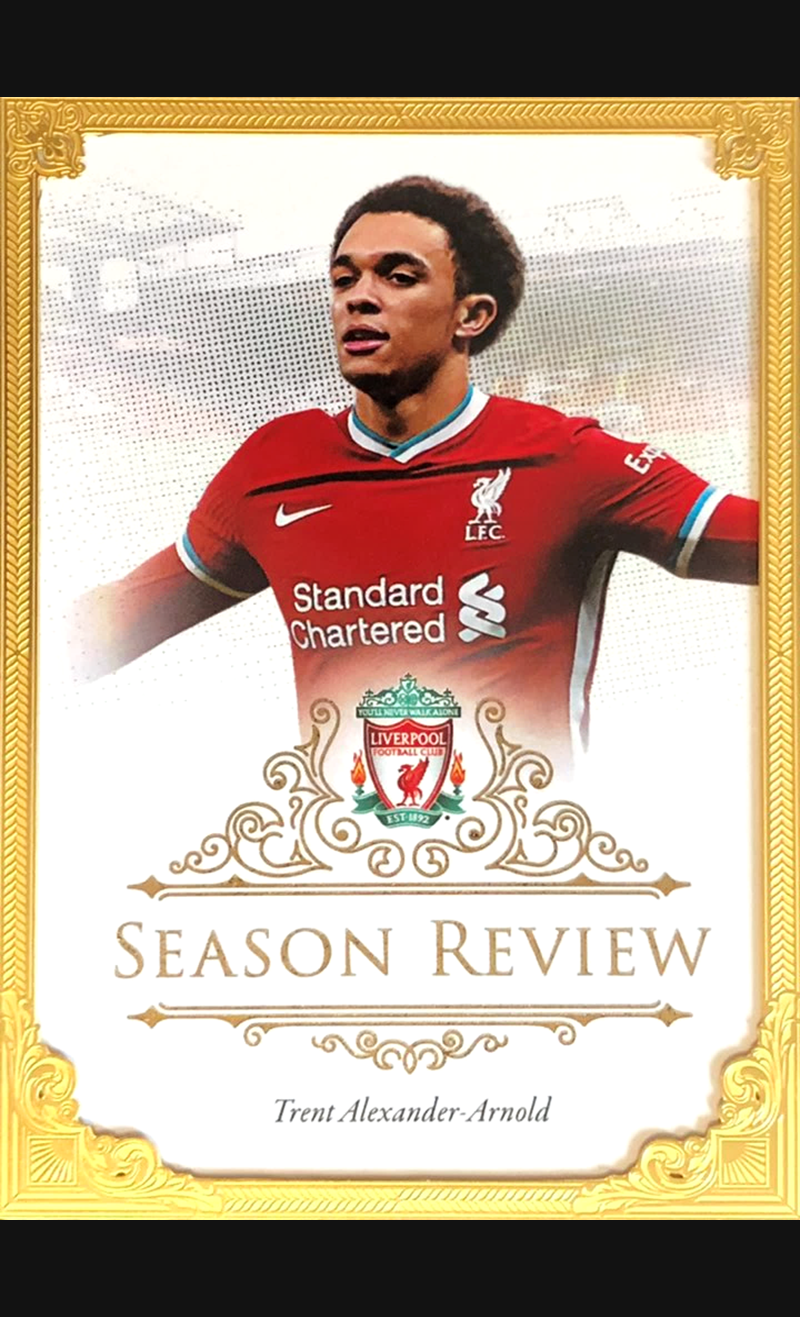 Futera Season Review Alexander-Arnold Gold Frame 1/1