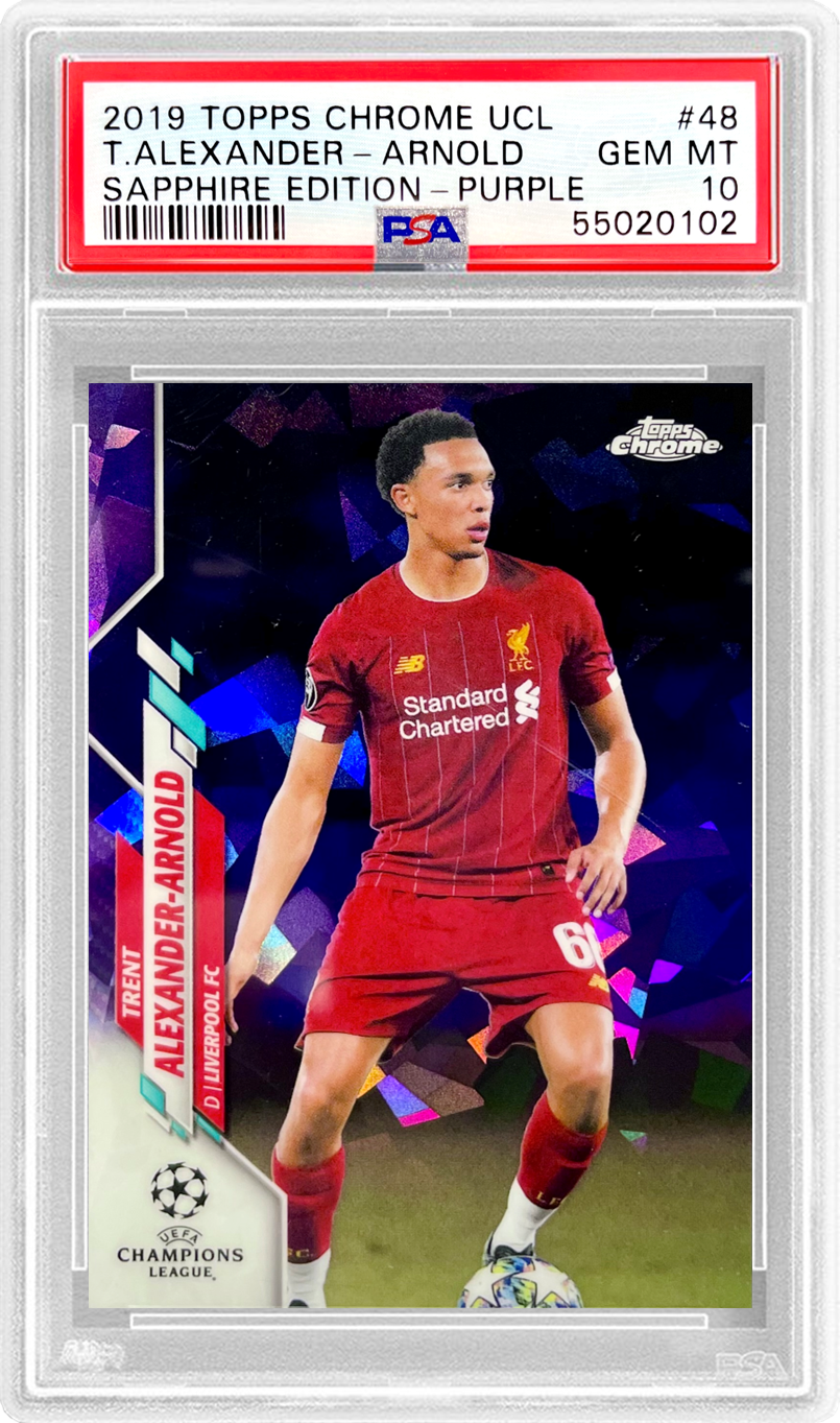 [PSA 10] 2019 Topps Sapphire Alexander-Arnold Purple /25