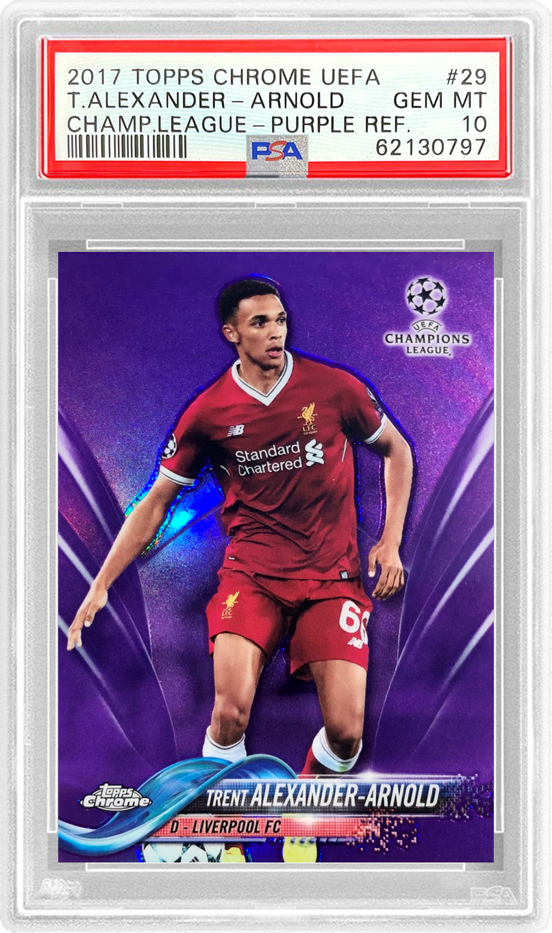 [PSA 10] 2017 Topps Chrome Alexander-Arnold Purple Refractor /250