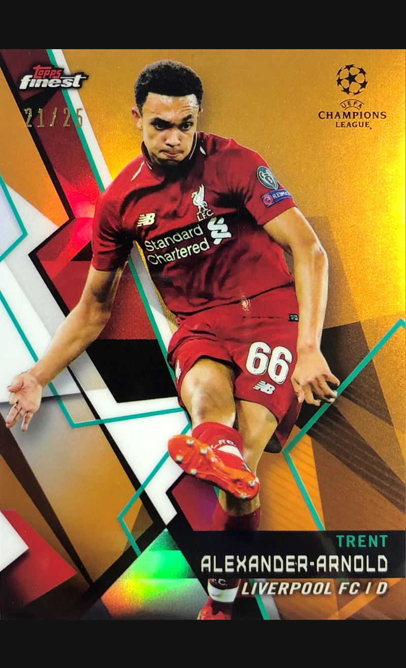 2018 Topps Finest Alexander-Arnold Orange /25