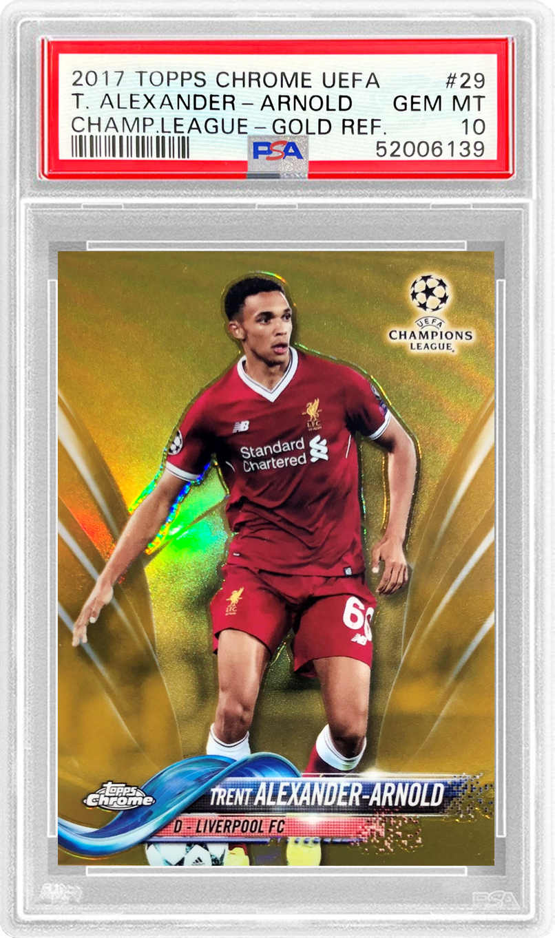 [PSA 10] 2017 Topps Chrome Alexander-Arnold Gold Refractor /50