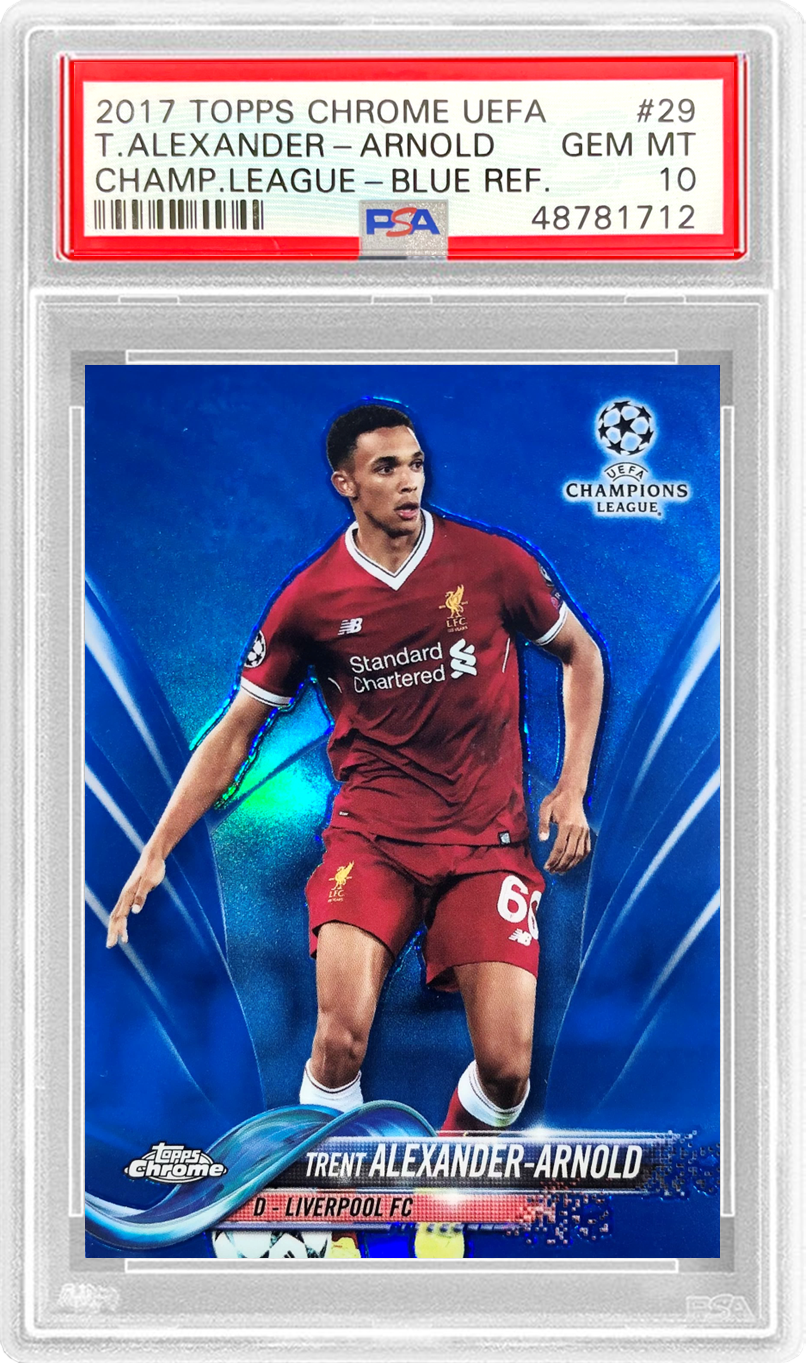 [PSA 10] 2017 Topps Chrome Alexander-Arnold Blue Refractor /150