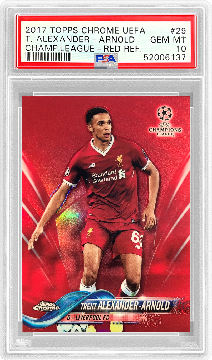 [PSA 10] 2017 Topps Chrome Alexander-Arnold Red Refractor /10